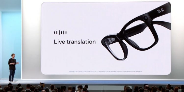 عینک هوشمند متا حالا به مترجم همزمان تبدیل می‌شود